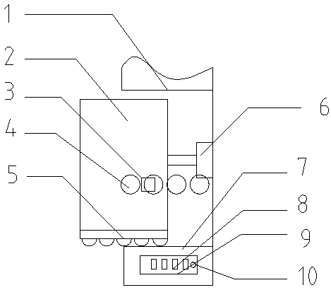 Drawer-type power distribution cabinet with anti-impact and anti-drop assistance propulsion mechanism