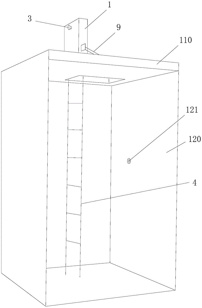 Lift car rescue device