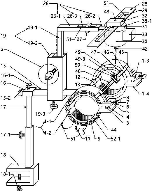 Precise bone nailing device for orthopedic internal fixation surgery