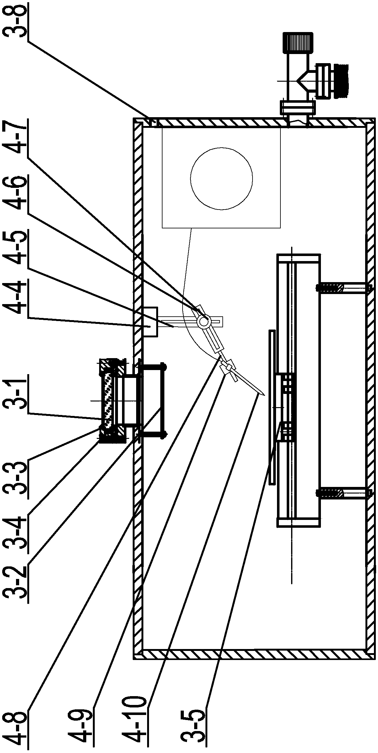 A vacuum laser wire filling processing device and a vacuum laser wire filling method