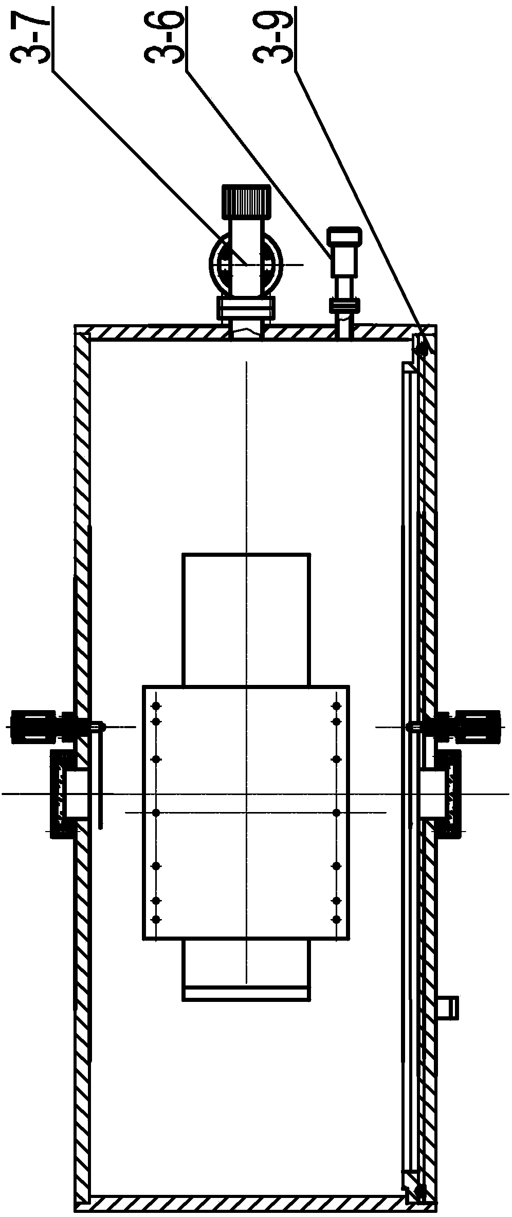 A vacuum laser wire filling processing device and a vacuum laser wire filling method