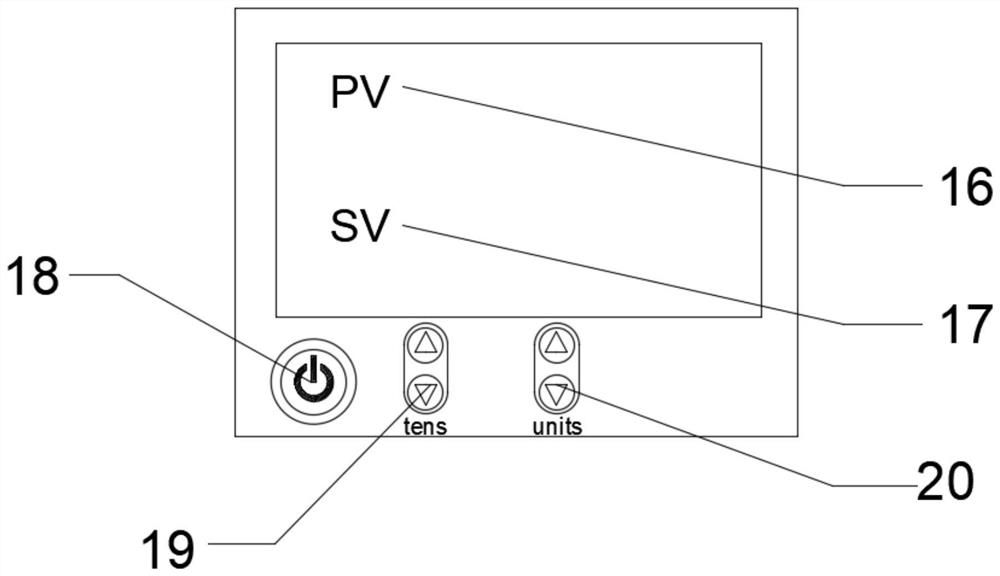 Breathing machine humidifying tank capable of adjusting water level and temperature