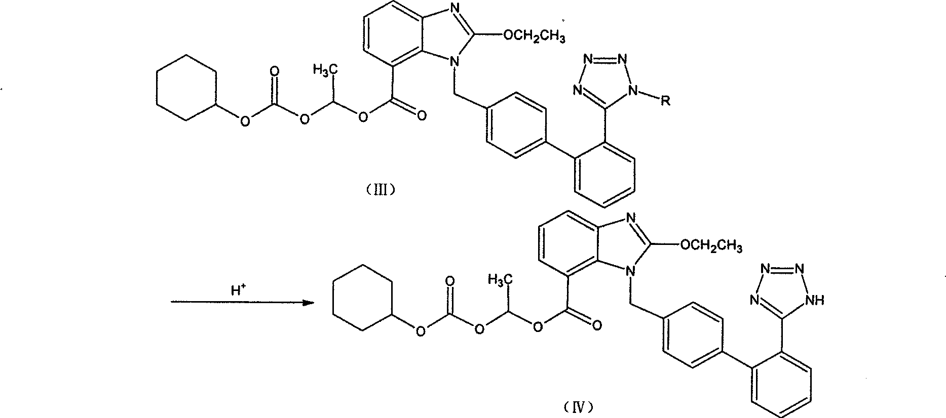 Candesartan Cilexetil and precursor compound preparation method thereof