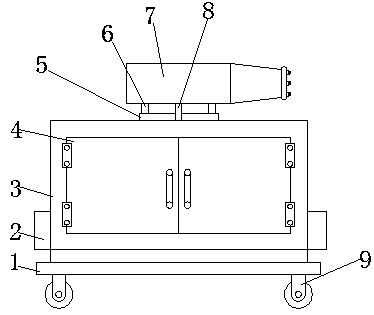 Highly-efficient dust removal device