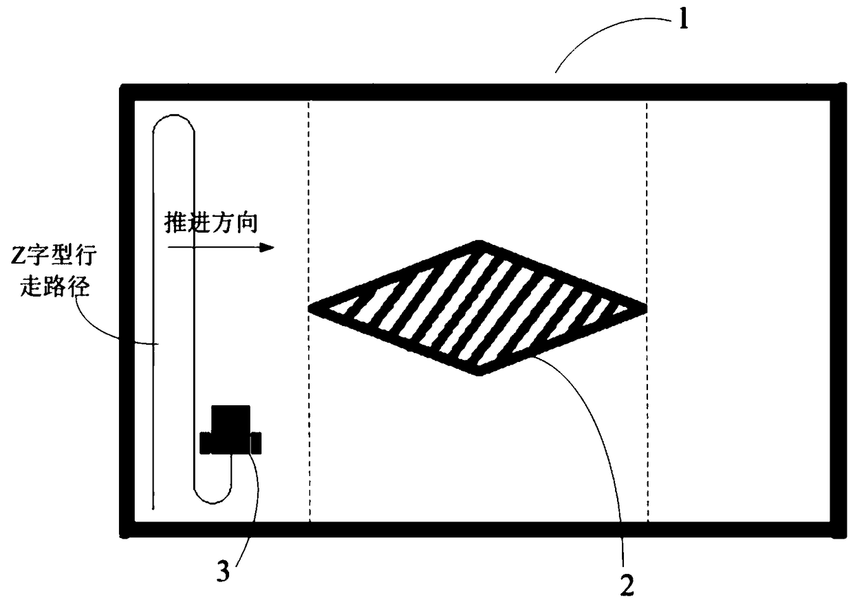 Coverage path planning method, device, equipment, computer device and storage medium