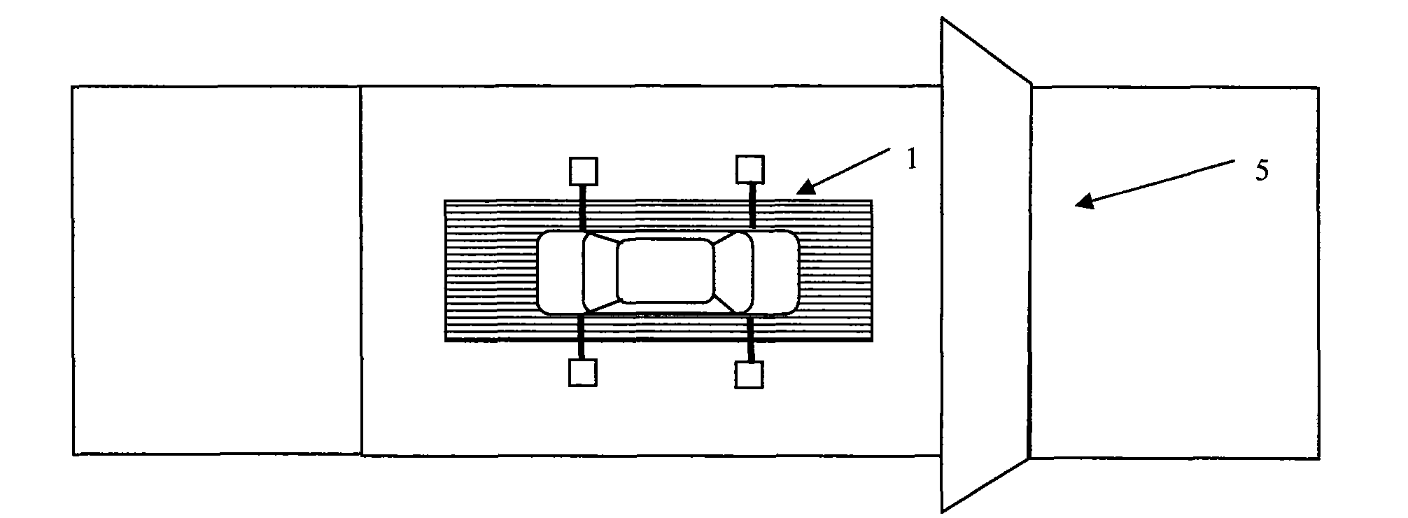 Automobile wind tunnel test system for matching with moving belt ground effect