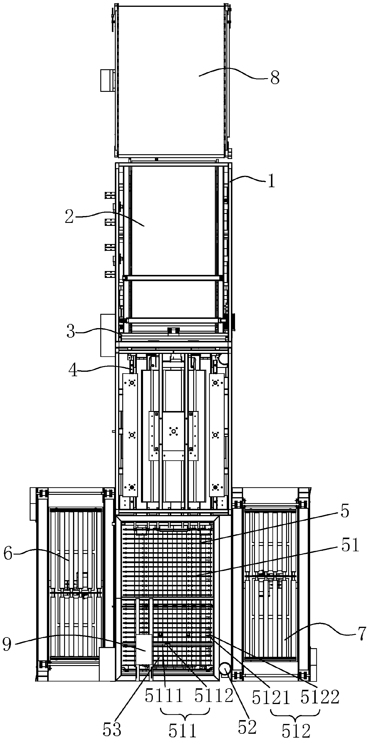 Fully automatic packing line for packing sheets