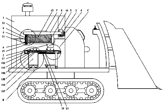 Rice harvester with rapid discharging region