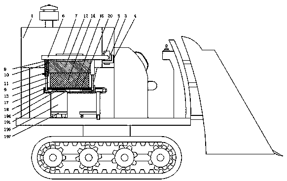 Rice harvester with rapid discharging region