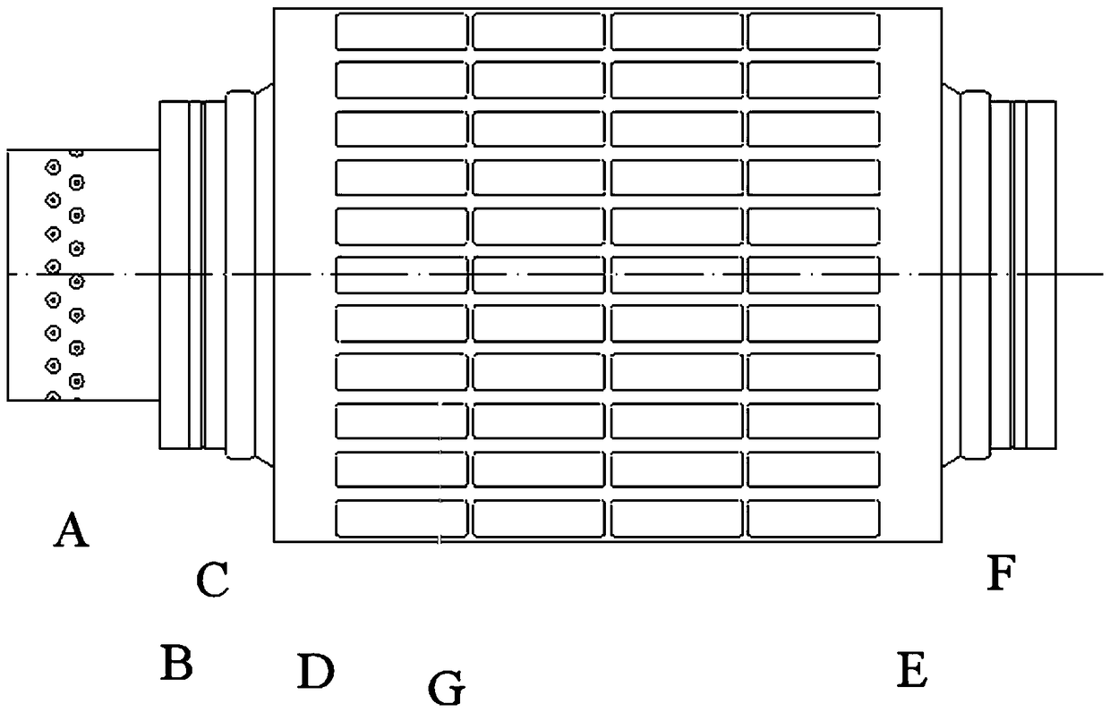 Method for repairing packing barrel of drum type vacuum filter