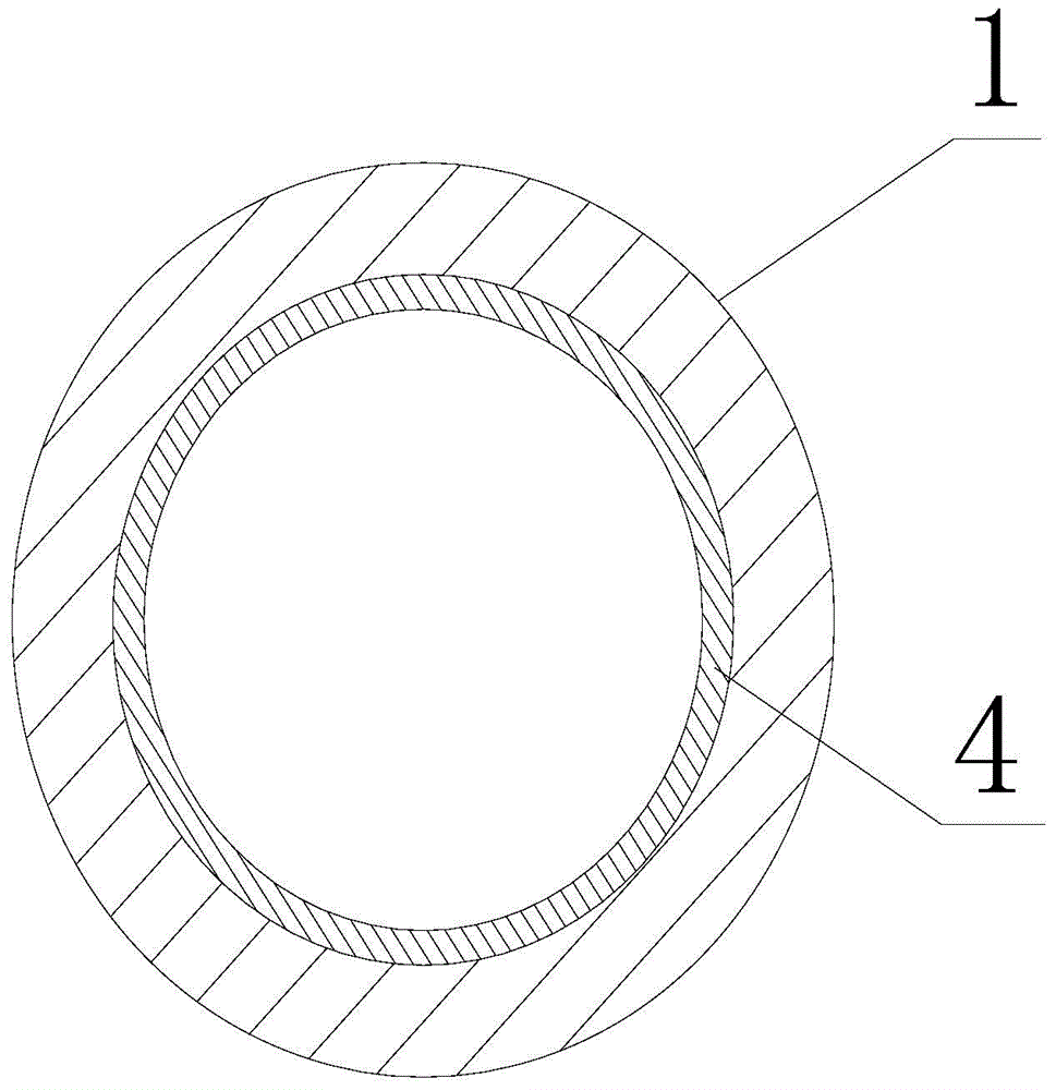 A kind of led straight tube lamp and the coating inside the led straight tube lamp