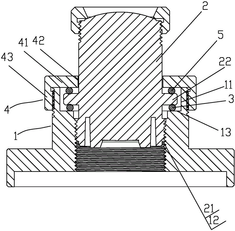 Double waterproof structure for lens