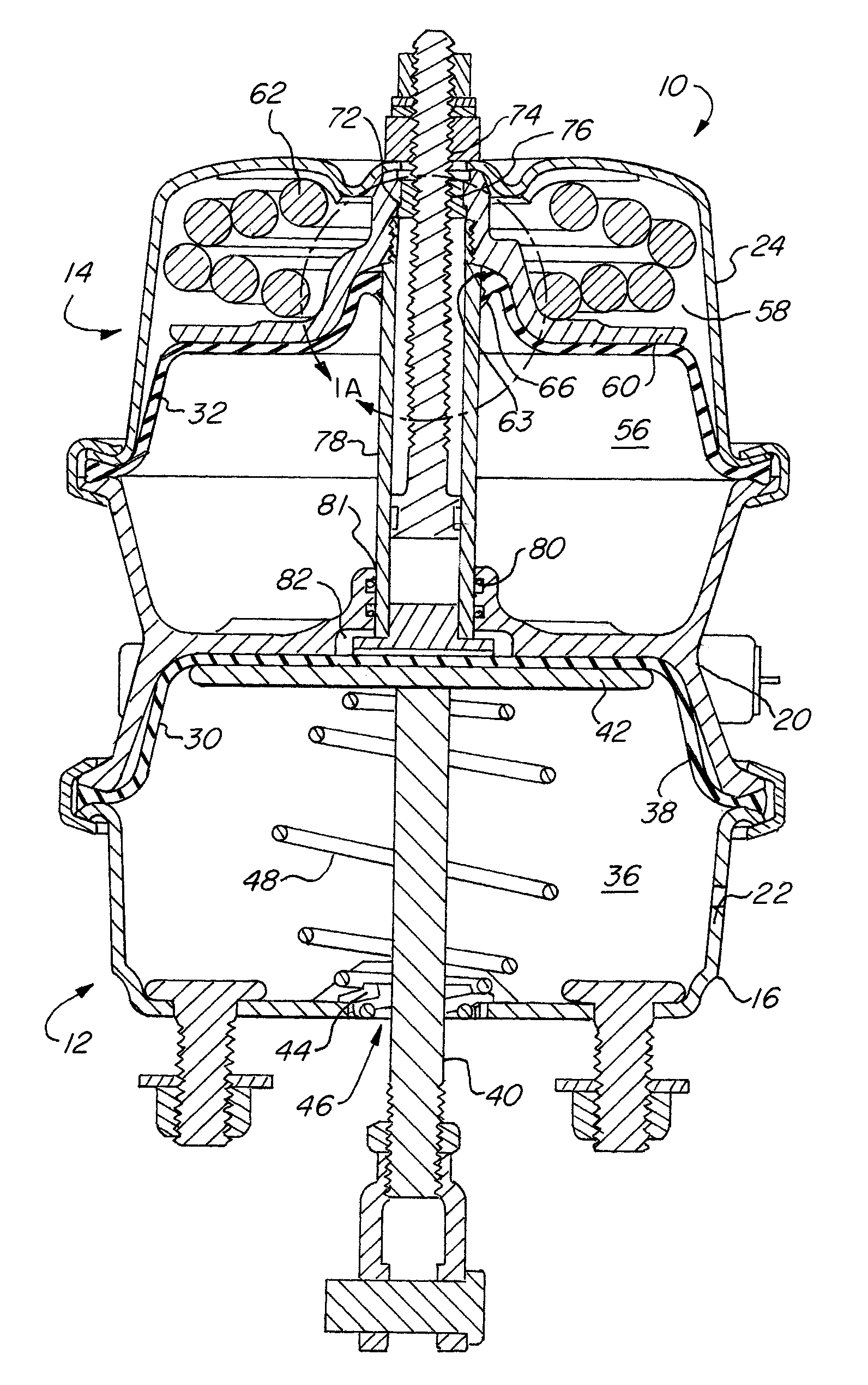 Slip Seal Diaphragm For Spring Brake Actuator