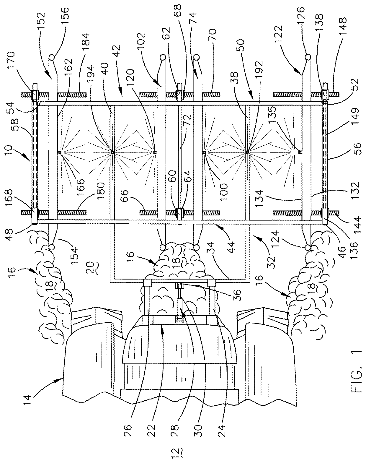 Row crop sprayer