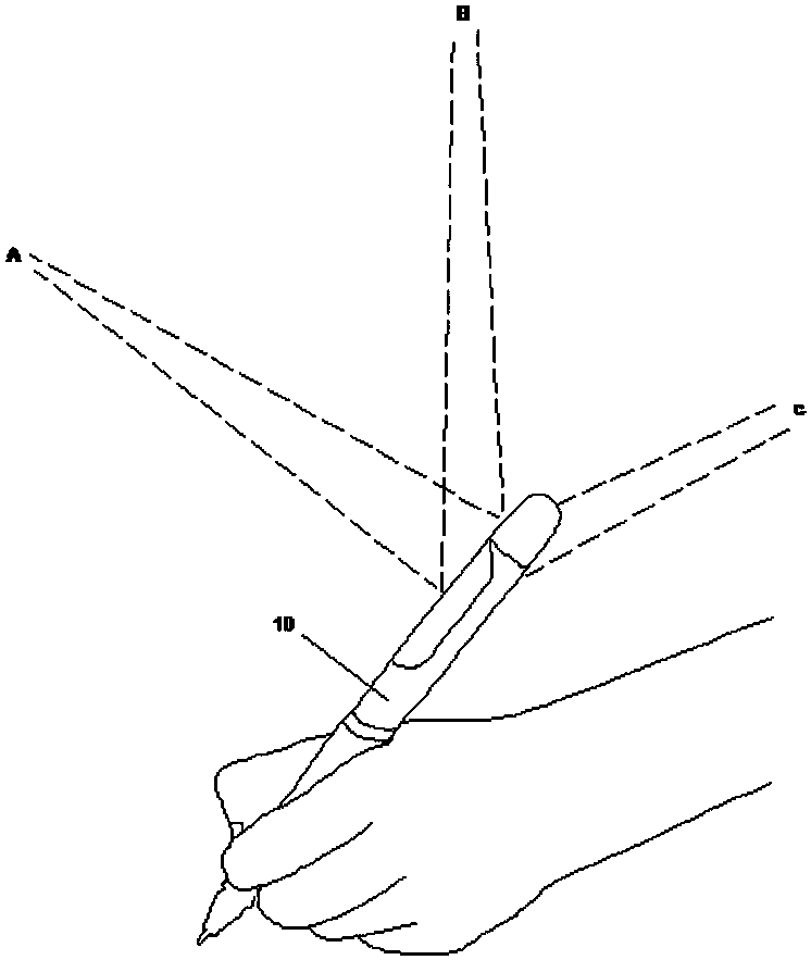 Implementation method of ambient light judgment based on smart pen