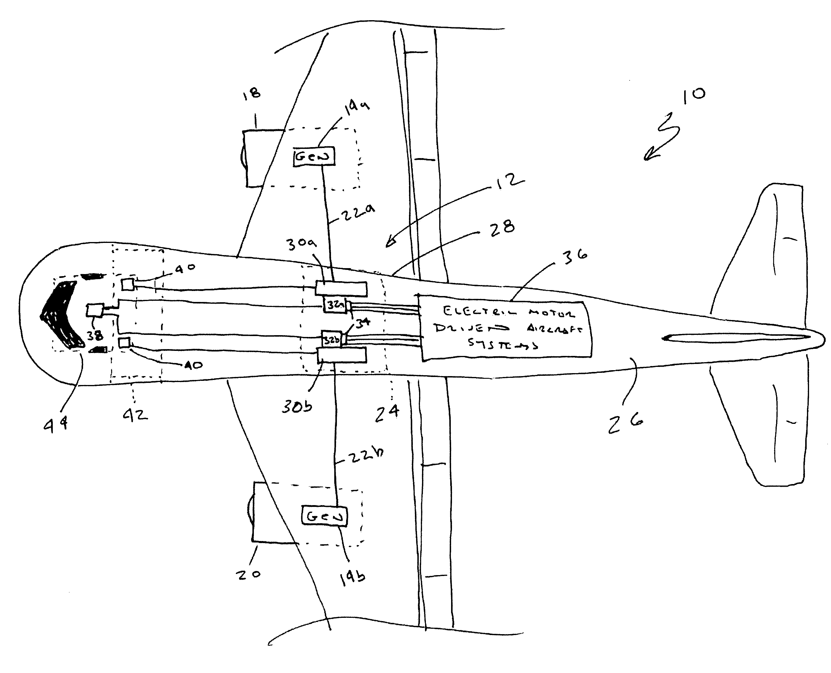 Primary panel and motor controller integration for aircraft power distribution system