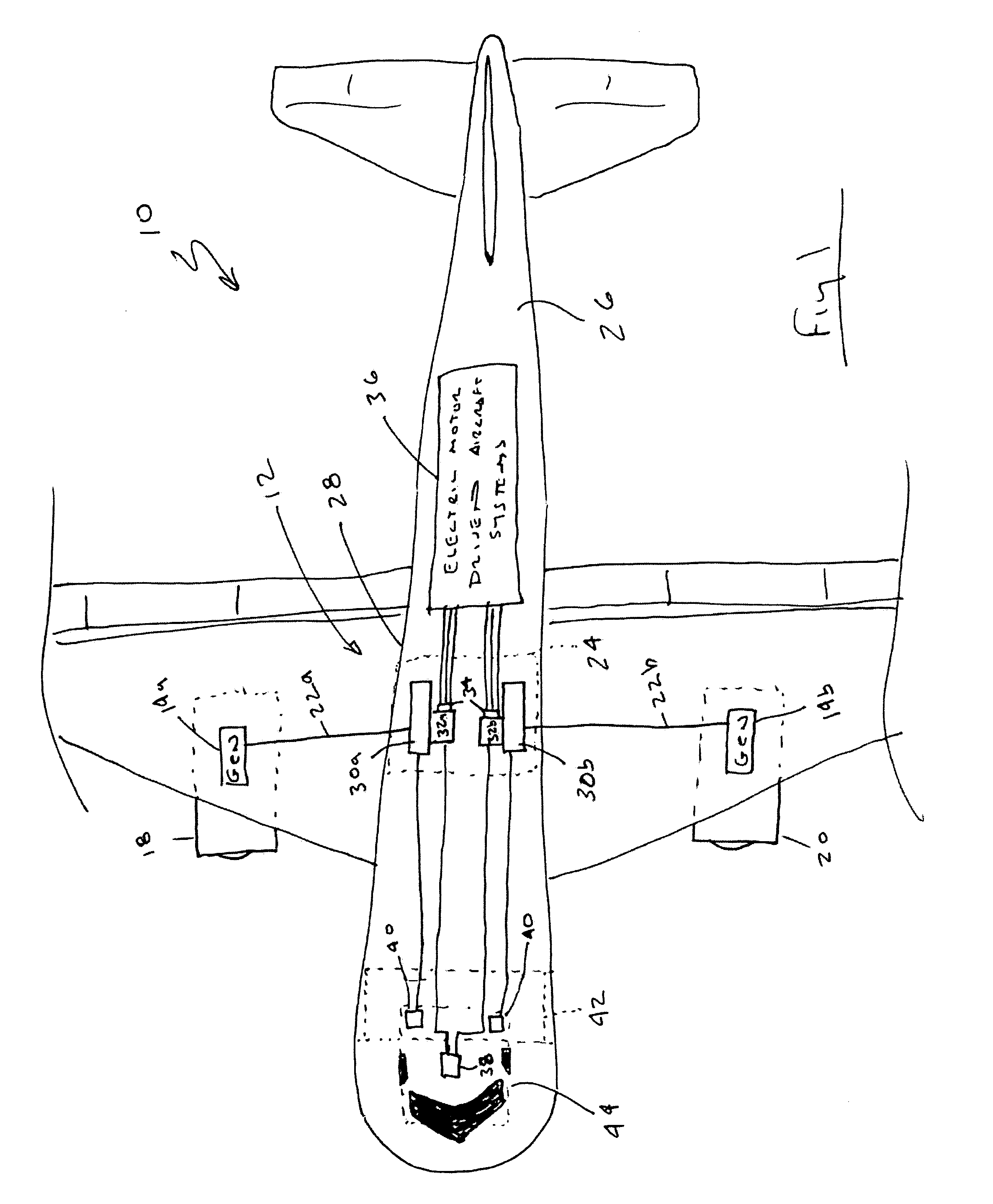 Primary panel and motor controller integration for aircraft power distribution system