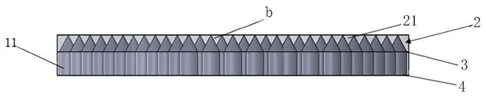 Large-size air coupling transducer based on photonic crystal structure