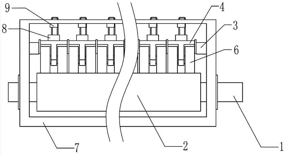 Testing device for thickness of slice medium