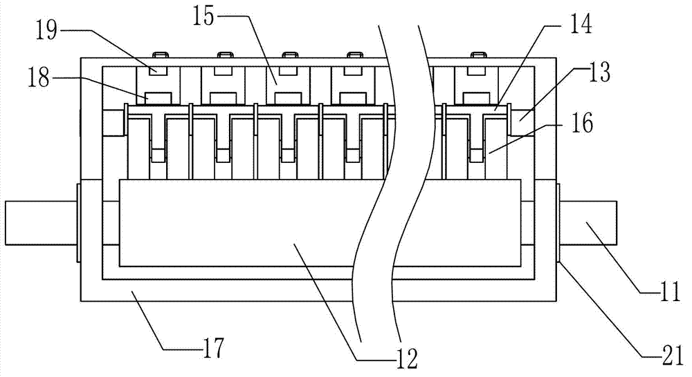 Testing device for thickness of slice medium