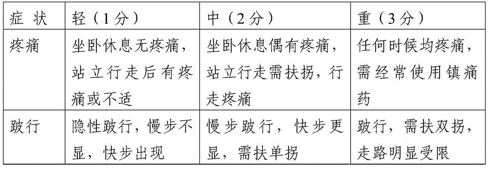 Medicine for treating femoral head necrosis