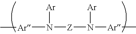 Halogenated bisdiarylaminopolycylic aromatic compounds and polymers thereof