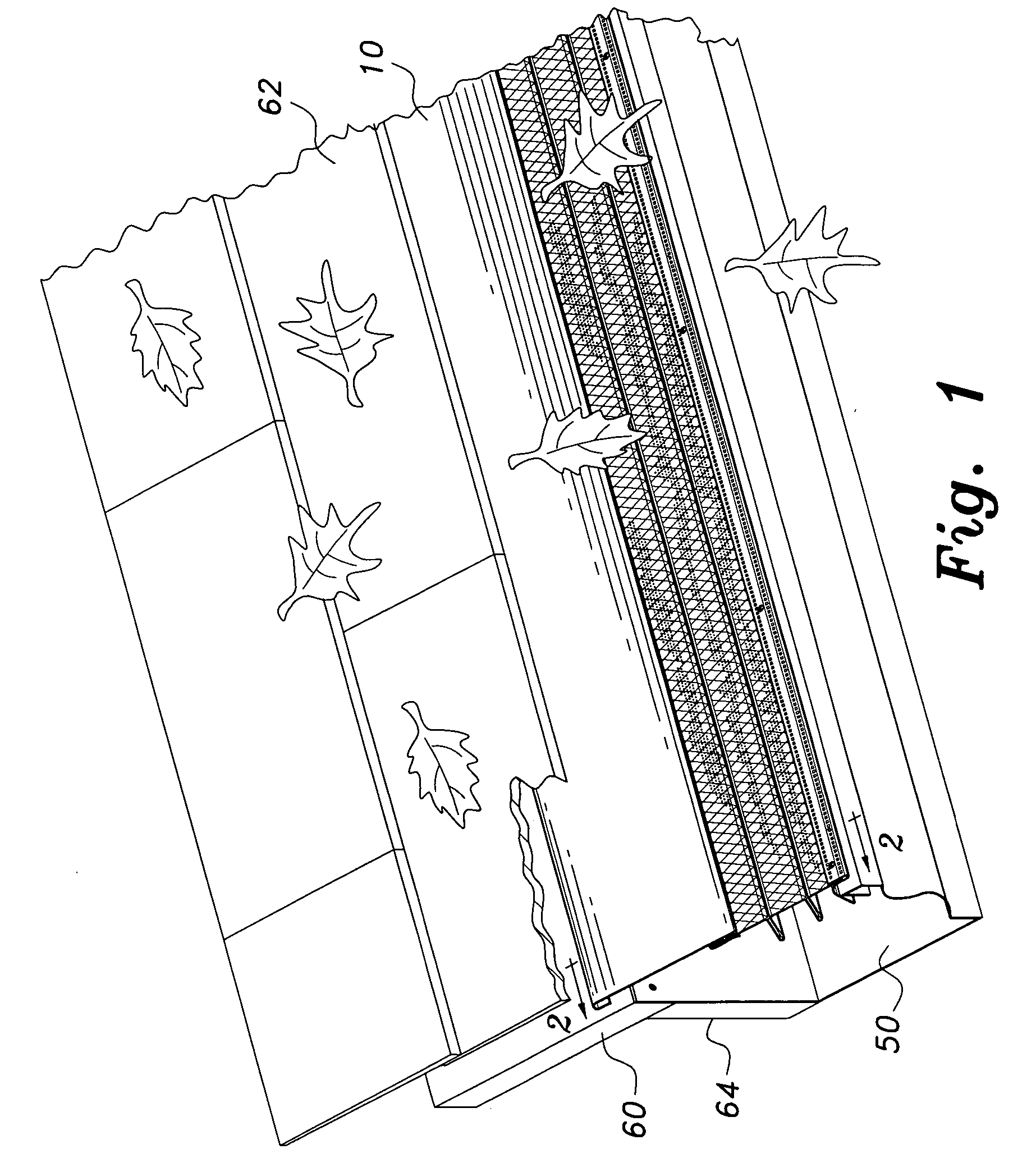 Gutter debris screen