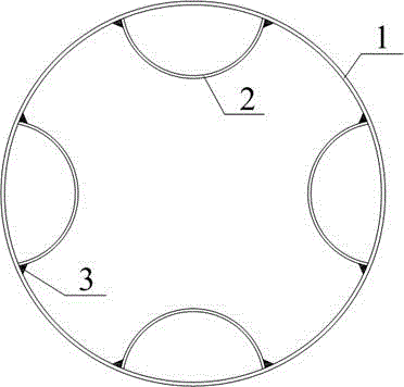 A steel pipe pile with multiple arc-shaped stiffeners and its construction method