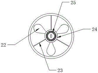 A device for cleaning the inner wall of a pipe