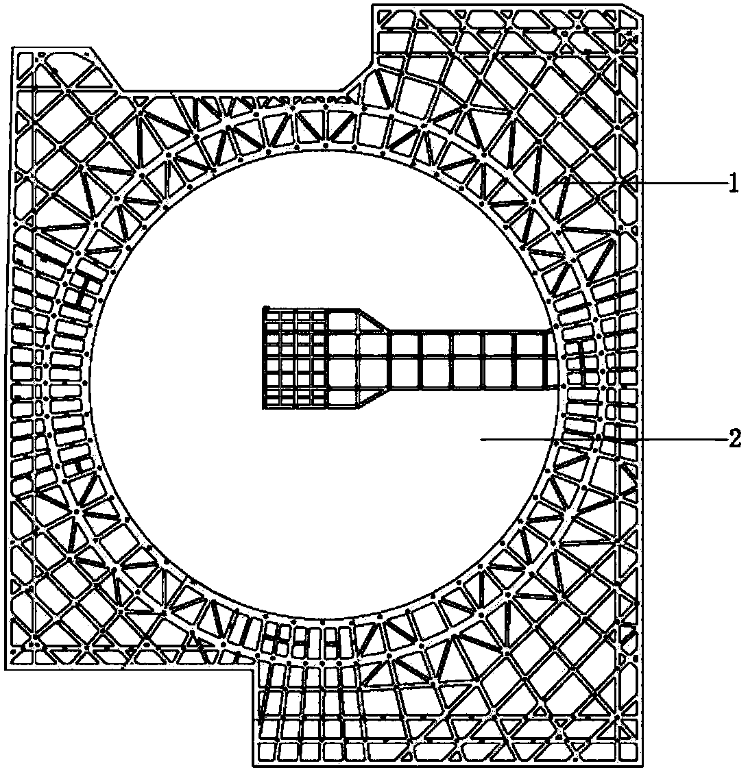 A construction method for earthwork excavation of deep foundation pit near the river