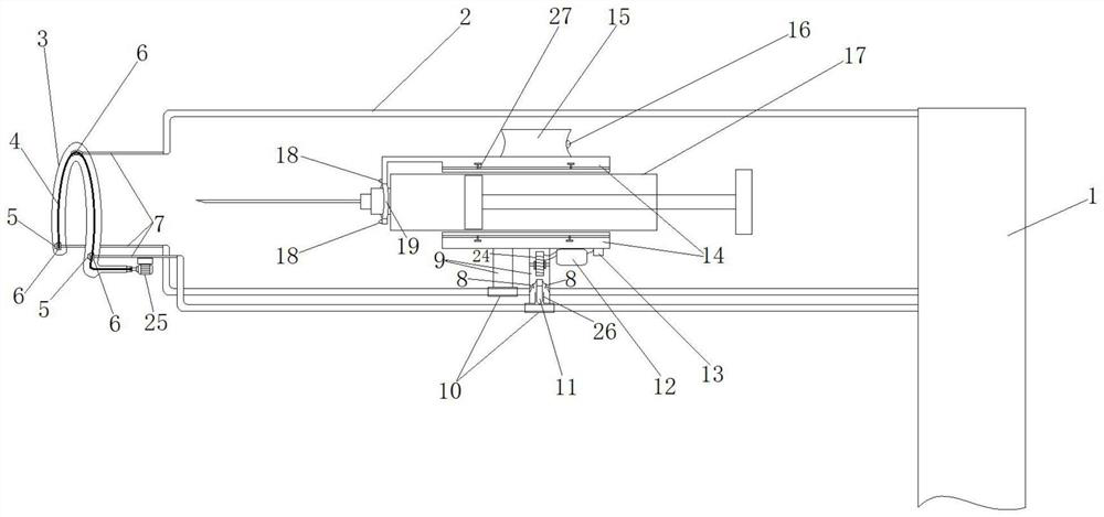 Puncture positioning device for department of cardiology