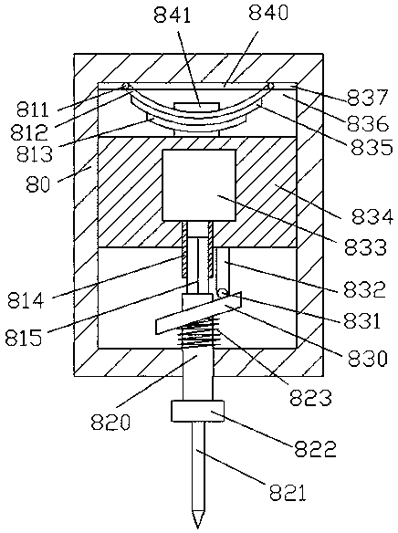 Arc drilling device