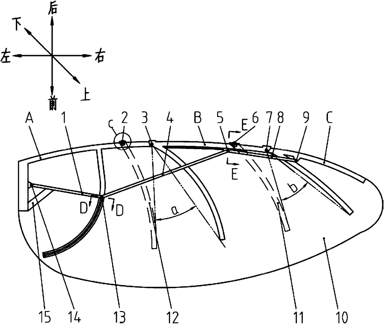 Self-adjustment deformation foldable wing mechanism for foldable flapping wing micro air vehicle