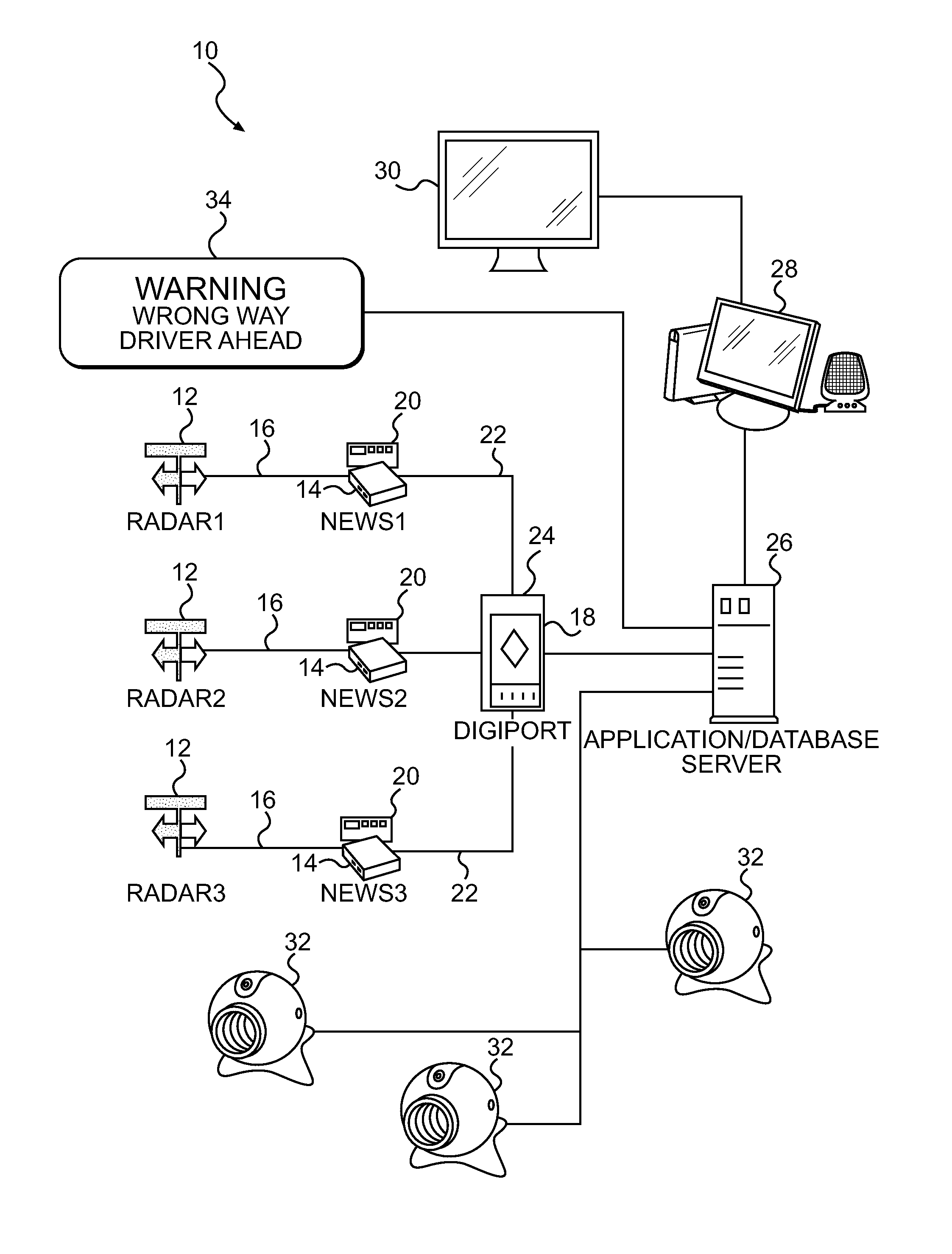 Wrong way detection system