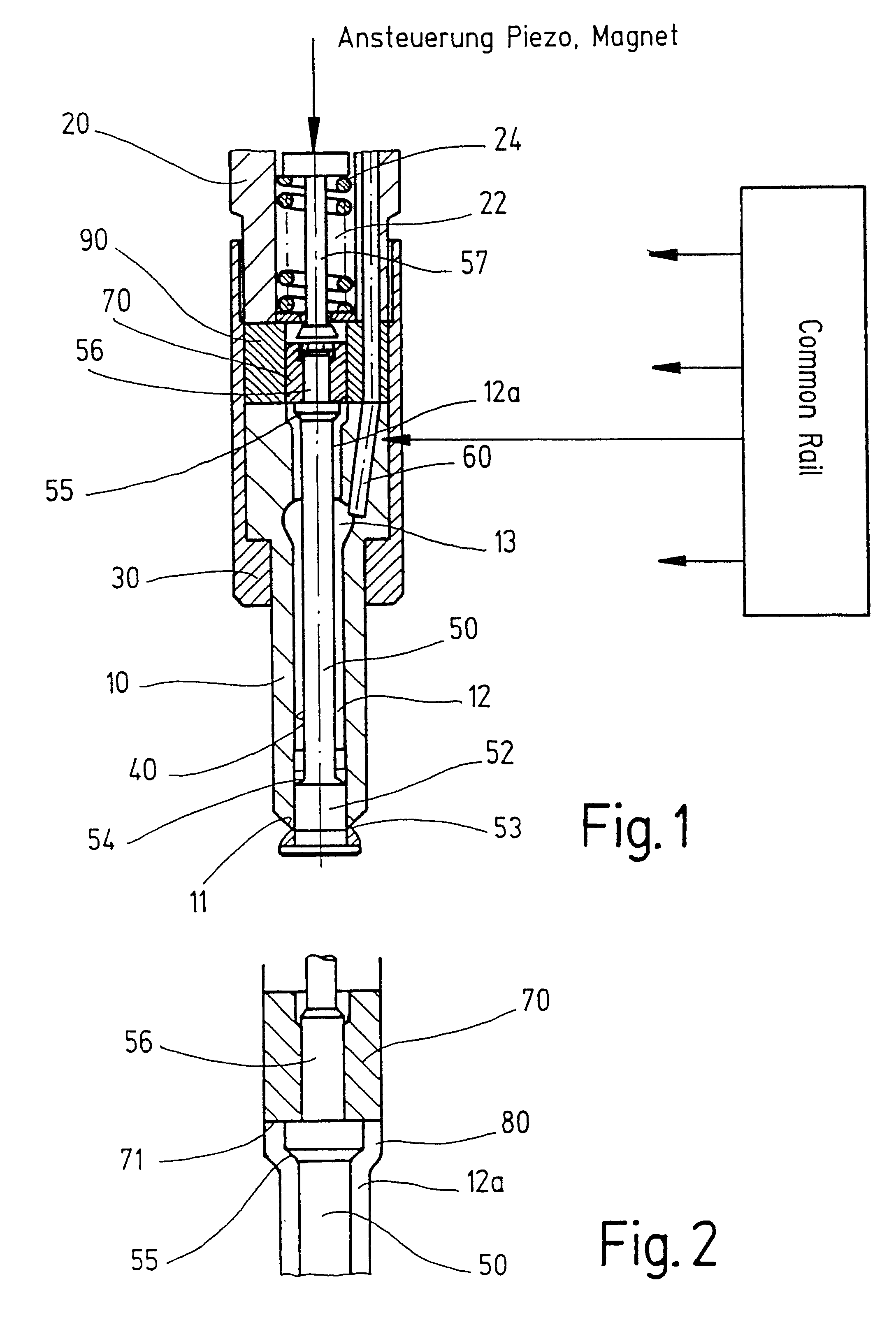 Fuel injection valve for internal combustion engines