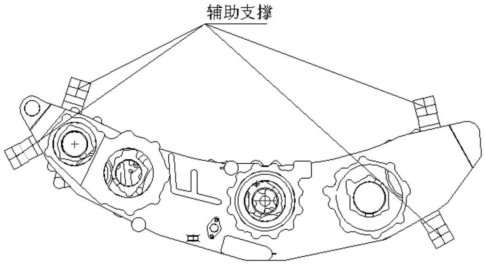 Machining method for guaranteeing position accuracy of cartridge receiver hole system