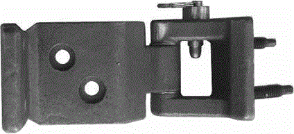 Semi-automatic pilot pin door hinge