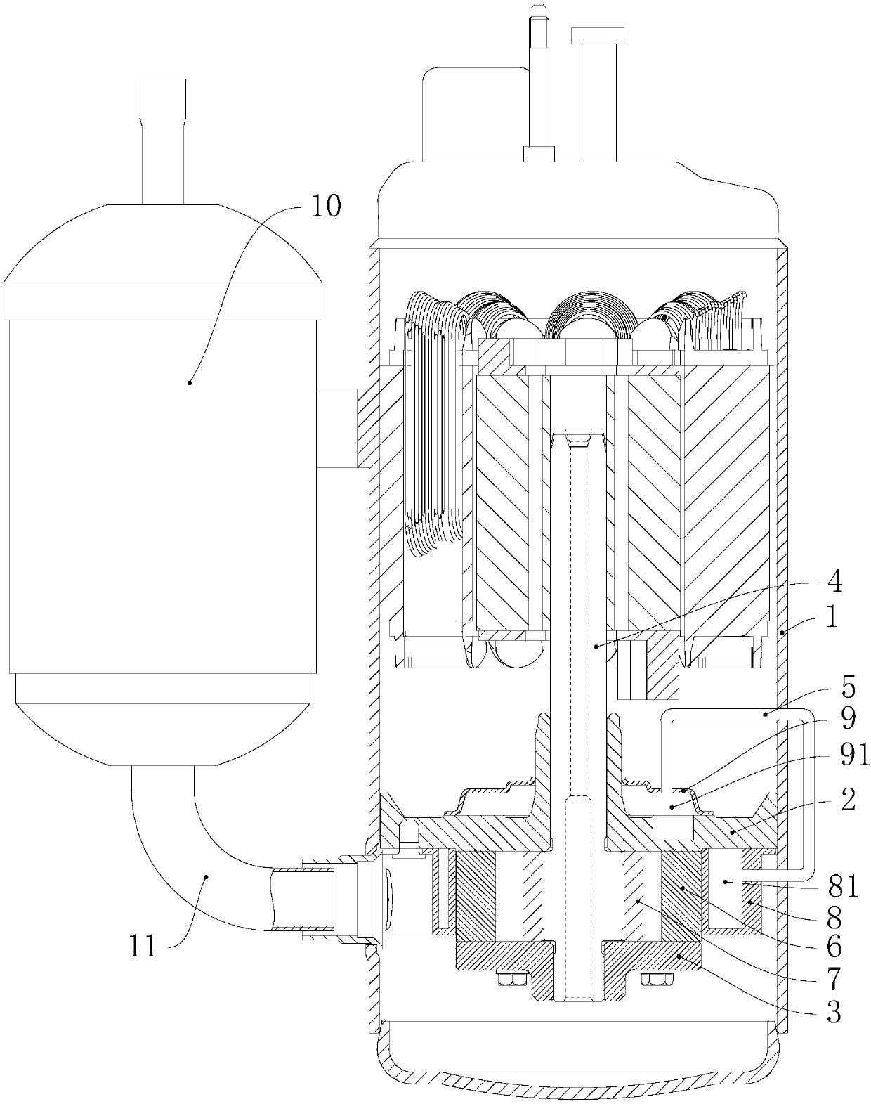 Compressor and air conditioner