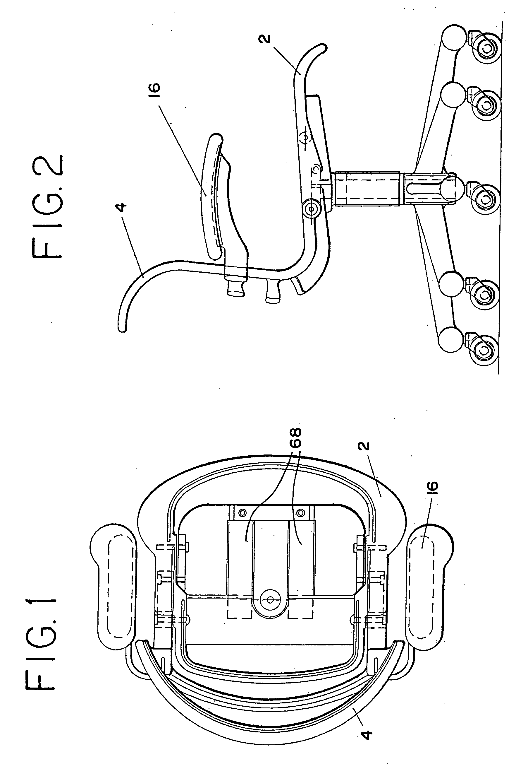 Seating structure having flexible support surface