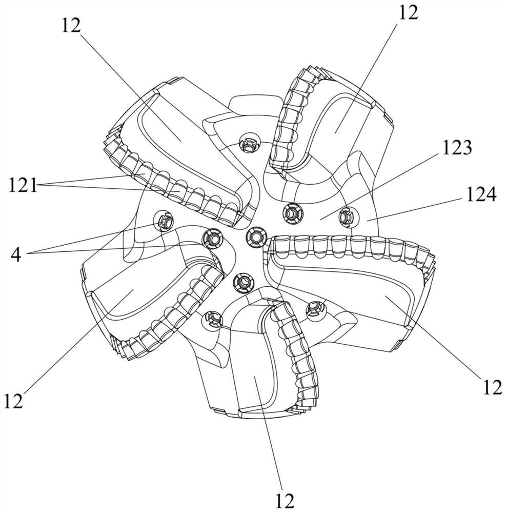 Drill bit equipment for deep water drilling and drilling method