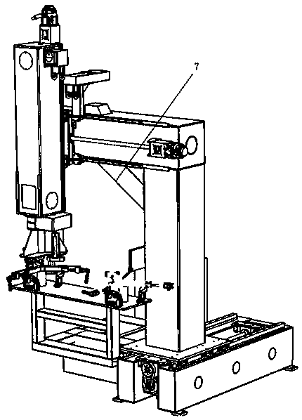 High-frequency shifting fork quenching device