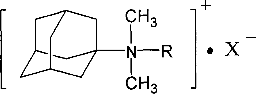 Adamantyl quaternary ammonium salt and preparation method thereof