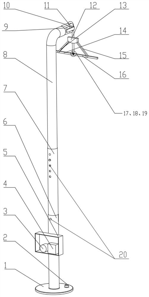 Telescopic electric auxiliary dressing device