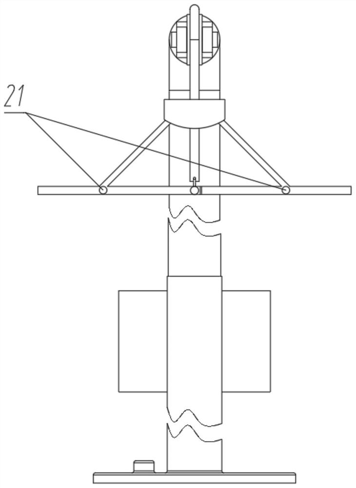 Telescopic electric auxiliary dressing device