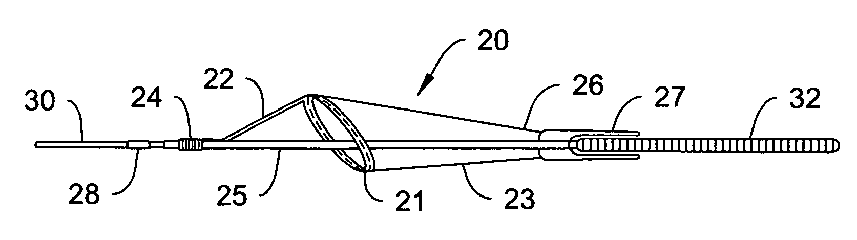 One piece loop and coil