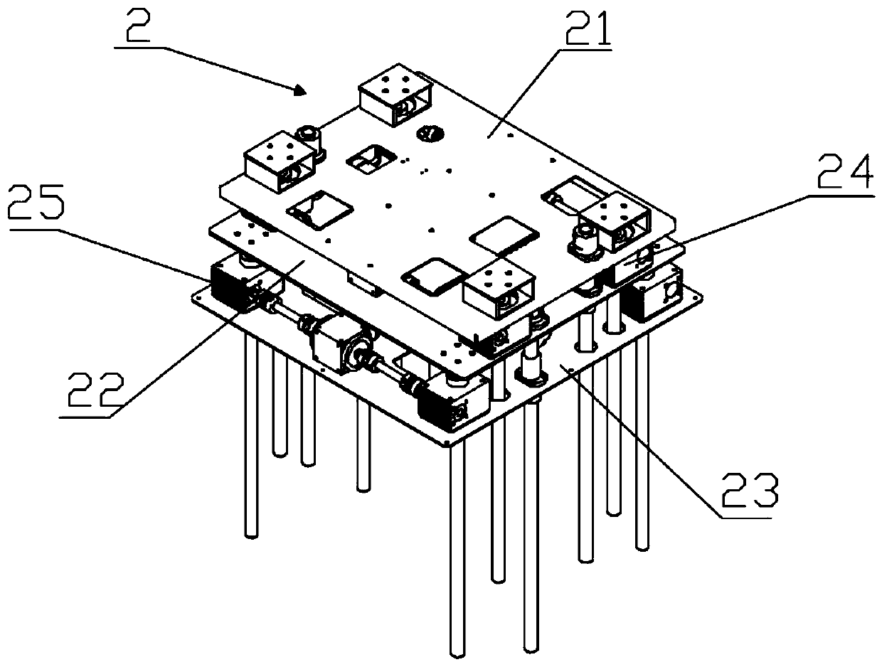 Ceiling grinding robot