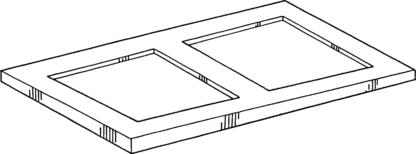 Plastic carriers for producing biochips