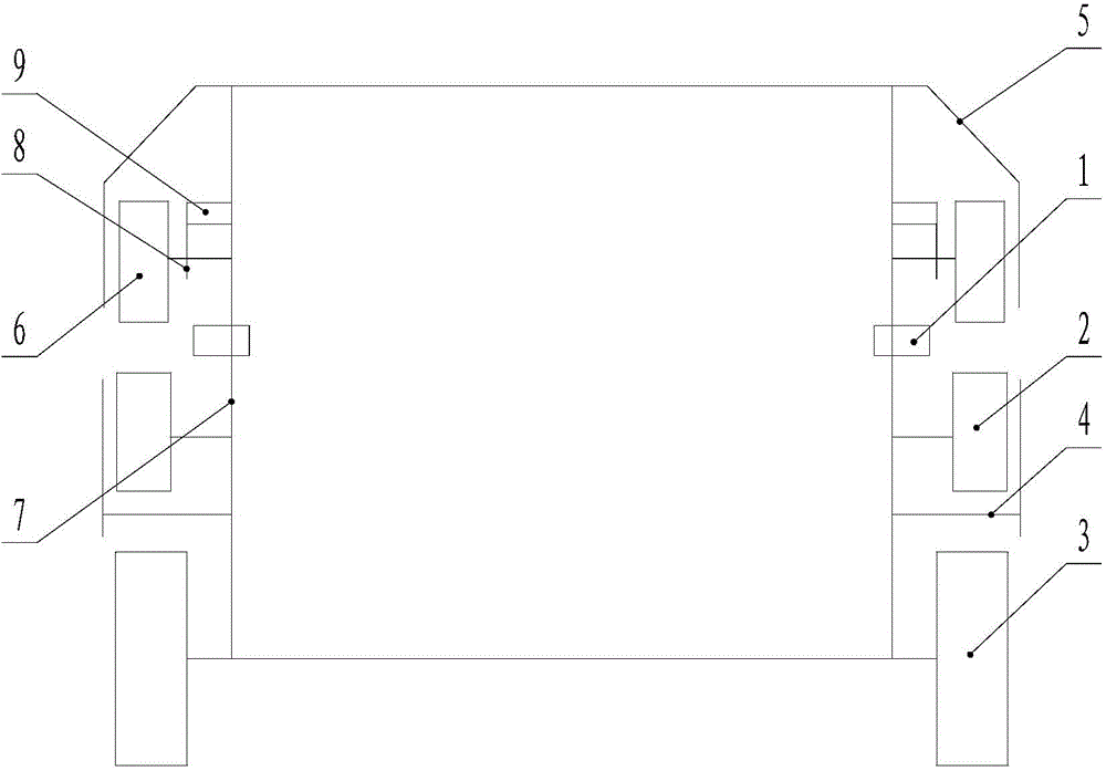 Air-ground rail vehicle and aerial rail