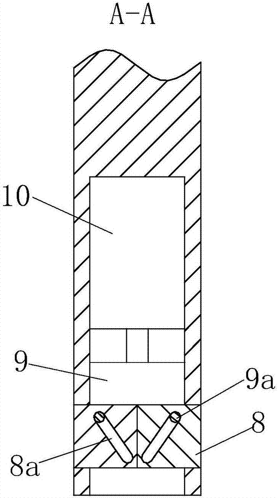 Supporting lifting type garbage automatic collection vehicle