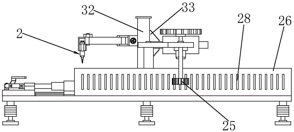 Drilling device used for decoration board